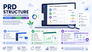 PRD Structure for Web & App Development: Freelancer vs Startup vs ERP